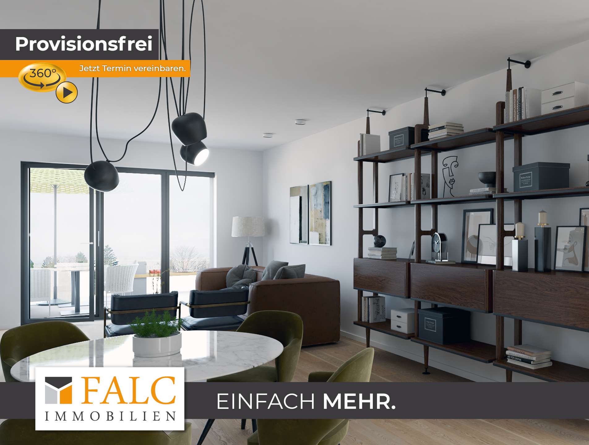 Wohnzimmer mit Ausblick